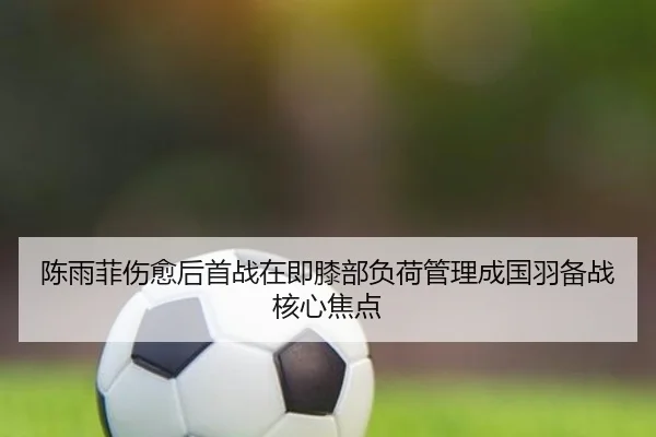 陈雨菲伤愈后首战在即膝部负荷管理成国羽备战核心焦点